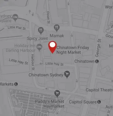 Chinatown Markets Map